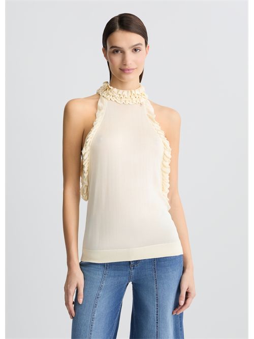 top donna bianco LIU JO | CA5166MS028/X0657